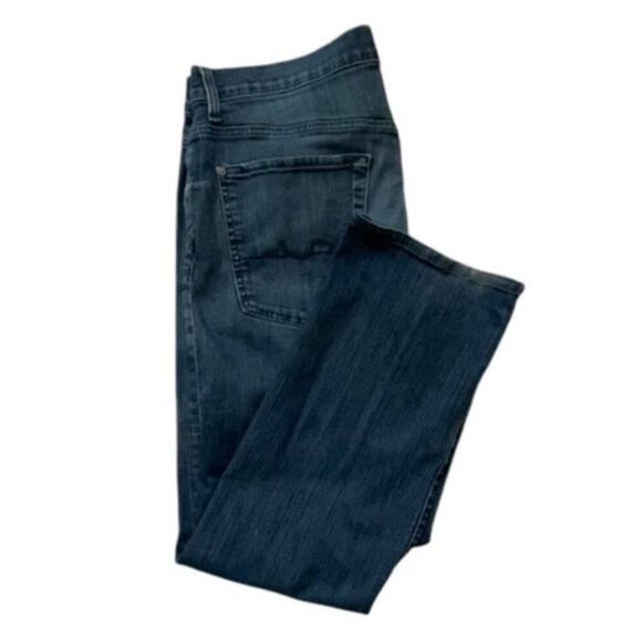 For All Seven Mankind Austyn Jeans Mens 36 Whiskers Stretch Mid Wash Streetwear - Picture 8 of 12